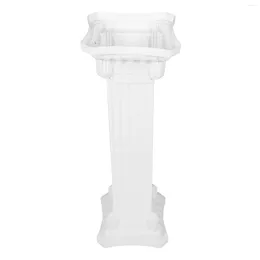 Decorative Flowers Flower Stand Roman Column Bride Vases Centerpieces Classic Greek Columns Plastic Road Guide Pillar