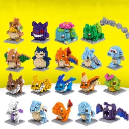 animal de estimação DIAMANTE elfish BLOCOS Brinquedo Em 7.5 CM Caixa Pai-filho Jogos Educacionais dos desenhos animados DIY Montagem Tijolos Brinquedos Anime Japonês 3D Puzzle Brinquedo boneca lol