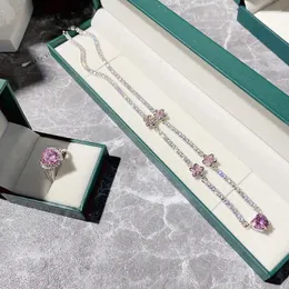 Halskette Ohrringe Set Versa Jewelry Ins Fashion Full Star vergoldet Vintage Powder Cuic Ring