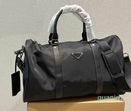 Designer-Reisetaschen aus Nylon, Unisex, großes Fassungsvermögen, Reisetasche, Rucksack, Handtasche, Schwarz, Sportpaket