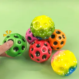 3D Bouncing Ball High Elasticity PU BallStudent Bouncing Balls Decompression Toys Party Favor Gifts Q676