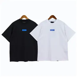Męskie koszulki Half Sleeve American T minimalistyczne litera Logo Drukuj luźne i wszechstronne damskie krótko-rękawowe dostawa odzieży Clo Dhad3