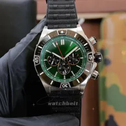 U1 TOP AAA Brecieling Men Designer kwarc zegarek navitimer chronografu Wesace Shock Watch Fashion Business Man Wysokiej jakości marka szwajcarska zegarek Montre de lukse lód