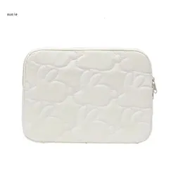 Pastas x7ya 11/13 polegadas bonito coelho laptop manga saco protetor tablet capa notebook saco de armazenamento para mulheres meninas 231030