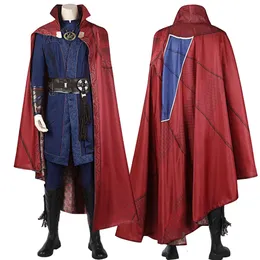 Cosplay Neue Ankunft Strange In Multiverse Of Madness Stephen Cosplay Outfit Halloween Superhelden Kostüm Mit Druck Cape Stiefel