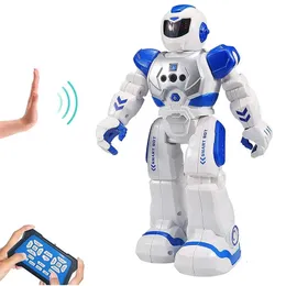 Electric RC Animals RC Robot Smart Action Walk Singing Dance Figure Gesture Censor Prezent dla dzieci 231030