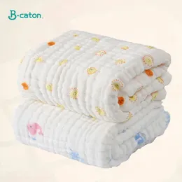 Andenken Baumwolle Baby Badetuch Jungen Mädchen Decke Für Geborene Bademantel 6 Schichten Gaze Waschlappen Infant Swaddle 231031