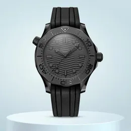 Zegarek zegarków męskich Ocean OMG 41 mm obudowa Montre z gumowym paskiem 300m 600m nurkowanie AAA Men Sea Sport 8215 Automatyczny ruch luksusowy zegarek Dhgate z pudełkiem