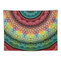 Arazzi Breath Of Life Mandala Tapestry Kawaii Room Decor Home Decorators Tappeto da parete