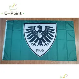 Banner Bandiere Bandiera Della Germania Deutschland Sc Preuben Munster Bandiere Decorative Appese 3Ftx5Ft 150Cmx90Cm Per Consegna A Domicilio A Casa Dhy5K