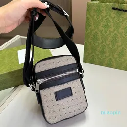 2023-designer crossbody saco do telefone móvel dos homens saco de bloqueio mensageiro clássico pequeno quadrado qualidade superior