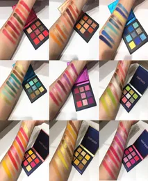 Beauty Glazed Makeup Eyeshadow Pallete Make-up-Pinsel 9 Color Shimmer Pigmented Eye Shadow Palette Make-up-Palette maquillage3561178