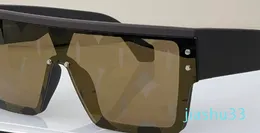 المصمم الساخن الفاخر Sunglasse Style Anti-ultraviolet Retro Shield Lens Plate Squar