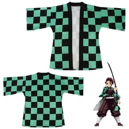 1PCS Demon Demon Slayer Dorosły Kids Coplay Cosplay Costume Japan Kimetsu No Yaiba Kamado Tanjirou/Agatsuma Zenitsu Kimono C23M157