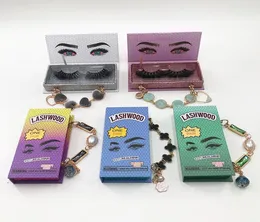Hela 3D Mink Eyelashes Dramatiska 25mm False Lashes Anpassade tryck Logotyparmband Magnetiska fransfodral Eyelash Package Box9655960