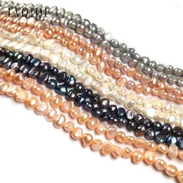 Pietre preziose sciolte Perle d'acqua dolce naturali che bordano perline di forma irregolare per la creazione di gioielli Accessori per braccialetti con collane e ciondoli fai-da-te