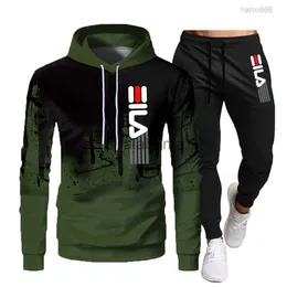Erkek Trailsits Marka ve Takım Erkekler Rahat Jogging Sports Wear Sweatshirt Setleri x0907