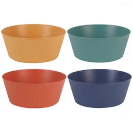 Canecas 4 Pcs Salada Simples Tigela Cozinha Macarrão Servindo Sopa Doméstica Acessório de Comida