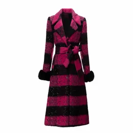 1022 xxxl 2023 outono milan pista casaco jaquetas manga longa lapela pescoço tweed botão de alta qualidade moda feminina roupas sh