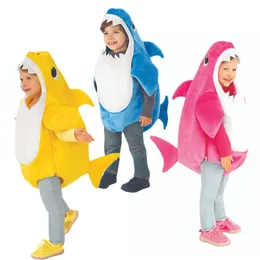 Kostium Halloween dla dzieci Deluxe Shark One Piece Child Toddler Sharks Animal Cosplay Purim Carnival Fancy Ubrania E42A13