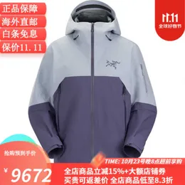 Arcterys Apparel Beta Ltar Jackets SV 방수 야외 하이킹 하이킹 하이킹 하이킹 하이킹 코트 남성 러시 재킷 야외 날씨 방지 Goretex 후드 충전 코트 선물 보라색 WNO5P