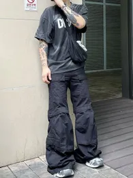 Oryginalne spodnie Wookvibe Odłączane spodenki Zipper Multi Pocket Piere Bawełniane luźne spodni