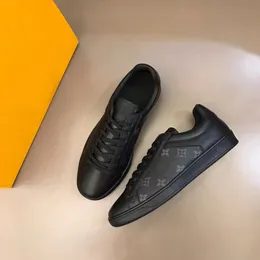 lvshoes 룩셈부르크 스니커 리볼리 신발 캐주얼 신발 검은 흰색 바이컬러 송아지 가죽 신발 고무 아웃솔 남성 디자이너 스니커 02