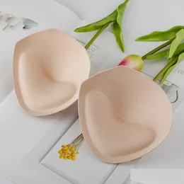 Akcesoria Intimates Flymokoii 10 par/Lot Woman Sukienka Bra Pad Gęczba Piana Trójkąt Wkładki Push Up Enhancer Gruba wyściółka dla Bik Dhewd