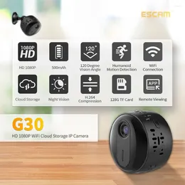 Mini WiFi Camera HD 1080P Infrared Motion Detection Angle Of View 120°Motion 500mAh Lithium Battery Cameras