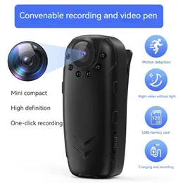 Body Cam Clip Camera Mini Digital Camera Police Security Guard Law Enforcement HD Säkerhetsskydd 1080p Sensor Långt batteri