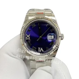36 mm automatische mechanische Uhr, Designer-Uhren, 6–9 Uhr, Diamant-Zeitskala, Saphir-Edelstahl, leuchtendes 2813-Uhrwerk, Liebhaber-Armbanduhr