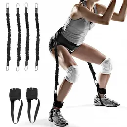 Bandas de resistência Conjunto de faixas de resistência de salto vertical Bounce Trainer Pull Rope Leg Strength Squat Agility Training Elastic Belt Fitness Equipment 231031
