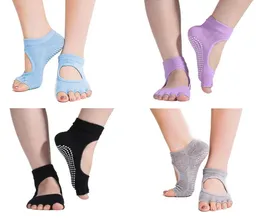 真新しいToeless Yoga Pilates Socks Non Slip Skid with Pilates Barre Dance for Women1063133