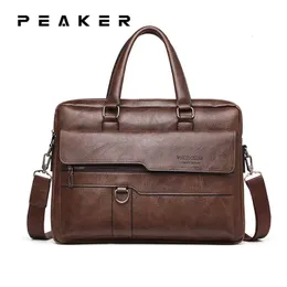 Peaker sac porte-documents pour hommes pour Documents en cuir marque de luxe sac de voyage d'affaires pour hommes A4 organisateur de Documents Men Handbag 231031