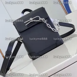 10A Specchio Designer di qualità Nano Steamer Borse Donna Uomo Borsa in tela nera Borsa con patta Borsa con manico di lusso Borsa a tracolla in pelle con tracolla con scatola