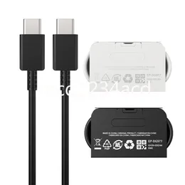 Cavo di ricarica rapida veloce da 25 W Cavi USB C PD tipo-c 1 m 3 piedi per Samsung Note 10 20 S10 S20 htc telefono Android PC M1