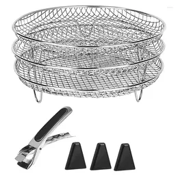 Tools Air Fryer Rack Steamer Roasting Stackable Dehydrator Racks Tray For Most Spare Parts