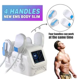 7 Tesla EMSlim RF Muscle Building Machine 4 Handles EMS Muscle Stimulation Body Sculpting Muscle Trainning Massager Weightloss Fitness Equipment