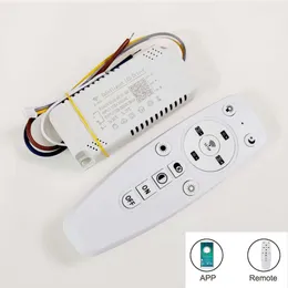 Driver de controle de aplicativo 2.4g Remote Intelligent LED Transformador 12-24W 40W 80W 120W 360W para lustres de cor de cores diminuídos