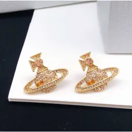 Designer Brand Stud örhängen lyxiga kvinnor mode smycken saturn öroning metall pärla örhänge cjeweler kvinna orecchini klrtreer0321