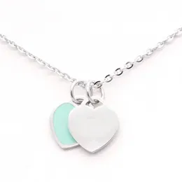 дизайнерское ожерелье сердце ожерелье ледяной кулон ожерелье дизайнер для женщин бесплатная доставка Дешевая версия не выцветает бестселлер