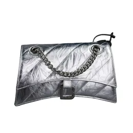 Top Quality Luxury Hourglass Designer Bag Shoulder Bags Handbags underarm bag fashionable dinner bag cowhide bag striped body bag Crush chain clause armpit bag