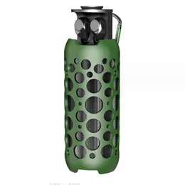 2 i 1 trådlös TWS-hörlur Bluetooth-högtalare 1200mAh Battery Touch Outdoor Sports Hörlurar Starka basljudlåda Portabla högtalare in-Ear Earskydd Ny