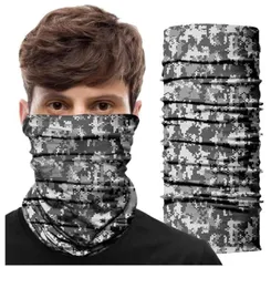 Camuflagem bandana bandana respirável balaclava digital camo esporte máscara floresta reutilizável rosto capa exército marpat251s3929067