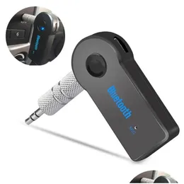 Bluetooth Car Kit Aux O Receptor Adaptador Receptor de Música Estéreo Mãos Sem Fio Com Mic2931913 Drop Delivery Celulares Motos Elect Otlax