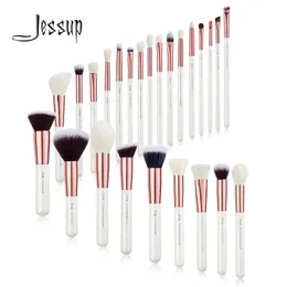 Makeup szczotki Jessup Profesjonalne szczotki do makijażu Zestaw 25pcs pędzel makijażowy podkład w proszku wkładka do cieni do powiek Zestaw makijażu Zestaw T215 231031