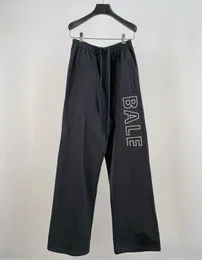 23SS Ny toppdesigner Luxury Pop Fashion High Street Base Style Cotton Pants Sweatpants Letter Mönster Män och kvinnor