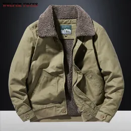 Mensjackor Winter Cotton Coat Bigsize Custom Luxury Fashionable Bomber Jacket Militär Tactical Outdoor Camping 231030