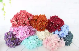 Fleurs décoratives 5 bouquets d'hortensia en soie pour fête de mariage, décoration de maison, accessoire de projet de Bouquet à faire soi-même