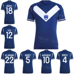 Girondins de Bordeaux 23 24 Soccer 30 Zuriko Davitashvili Jerseys Club 10 Gaetan Weissbeck 5 Yoann Barbet 13 Rafal Straczek 20 Pedro Diaz Football Shirt Kits Uniform